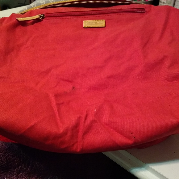 Dooney Bourke brown leather gray logo Shoulder bag - Picture 7 of 12